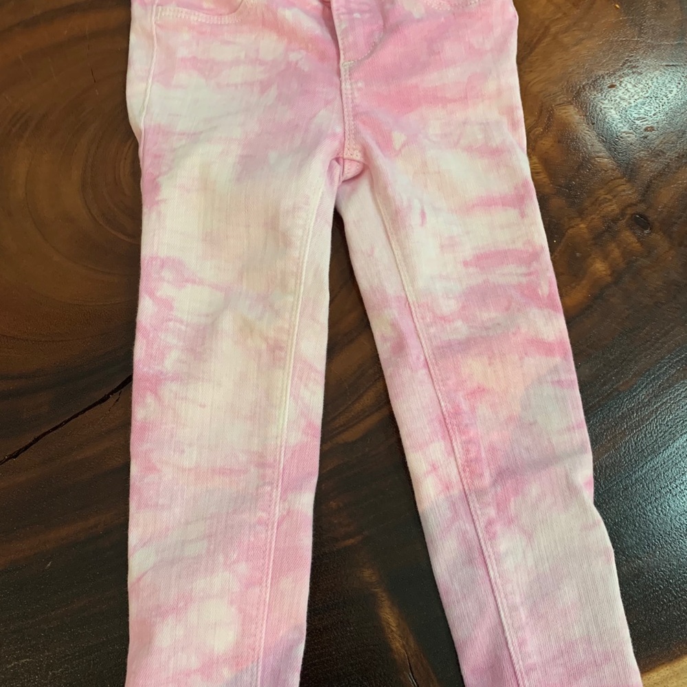 Old navy tie dye 3T ballerina jeans pink